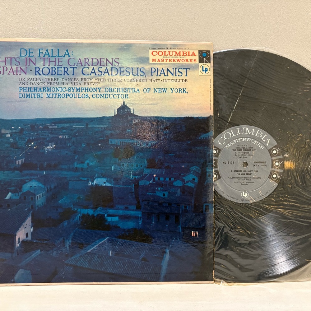 Vintage 1957 De Falla Vinyl LP ML 5172